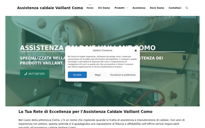 Screenshot of assistenzacaldaievaillantcomo.net