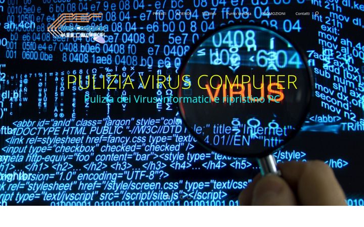 Kuvakaappaus sivustosta assistenzacomputerbologna.net