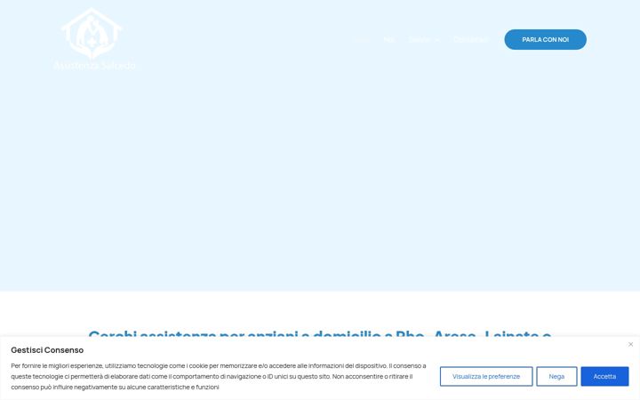 Screenshot of assistenzadomiciliaresalcedo.com