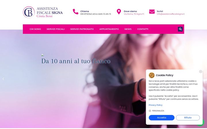 Screenshot of assistenzafiscalesigna.it