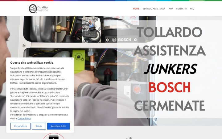 Screenshot of assistenzajunkers.net