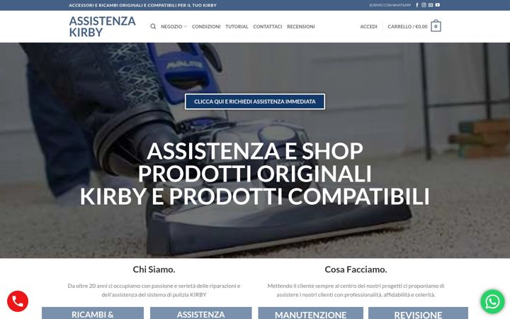 Screenshot of assistenzakirby.it