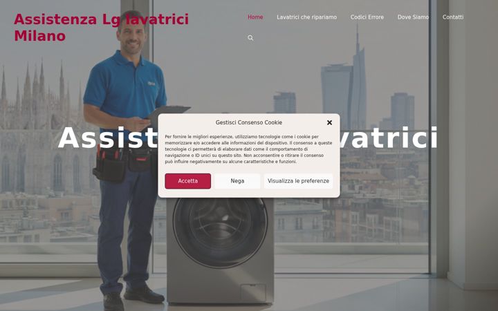 Screenshot di assistenzalglavatricimilano.it