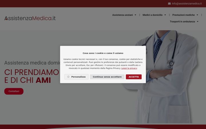 Képernyőkép: assistenzamedica.it