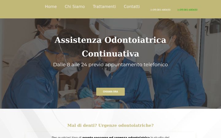 Screenshot of assistenzaodontoiatricacontinuativa.it