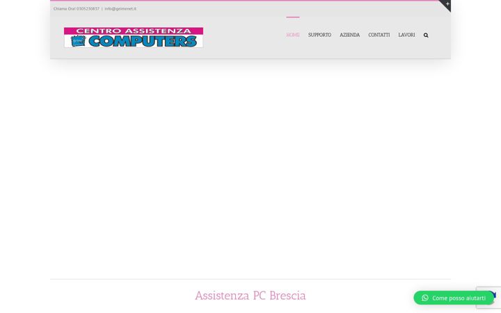 Screenshot of assistenzapcbrescia.it