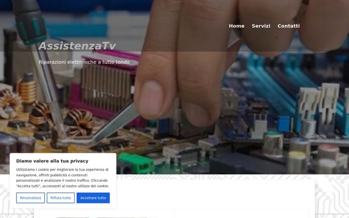 Screenshot of assistenzatv.altervista.org