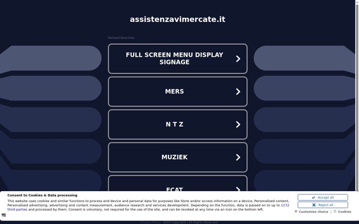 Screenshot of assistenzavimercate.it