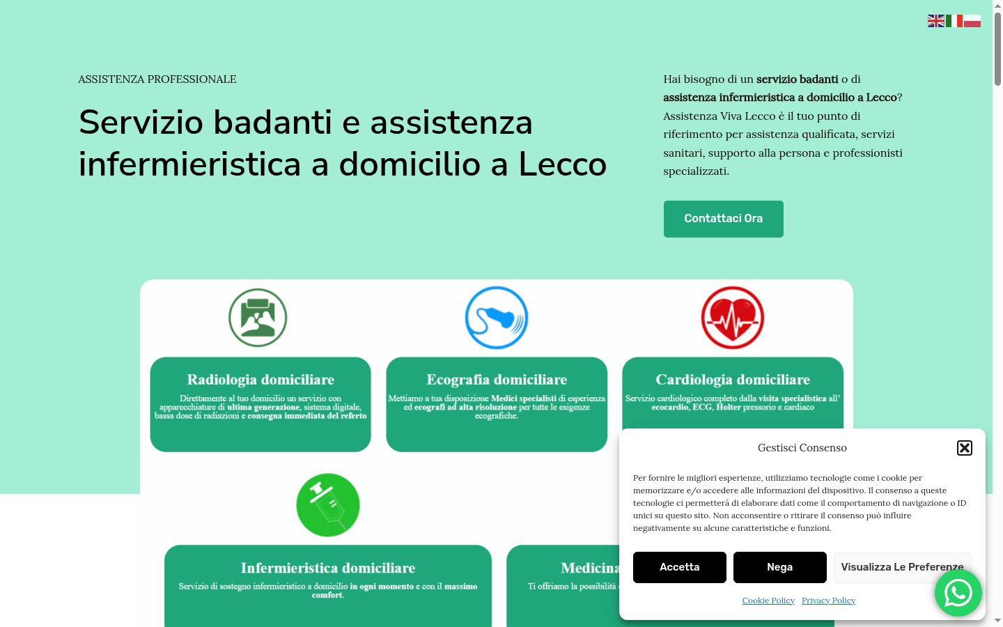 Skjermbilde av samtykkebanneret slik det vises før noen interaksjon