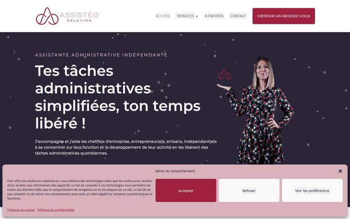 Screenshot of assisteo-solution.fr