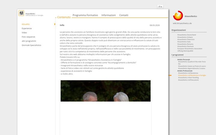Screenshot of assistere-in-famiglia.it