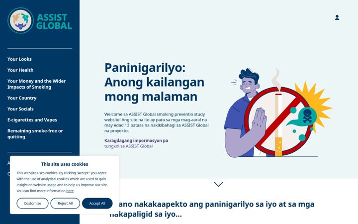 Kuvakaappaus sivustosta assistglobal.net