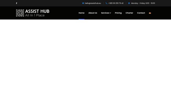 Screenshot ta' assisthub.eu