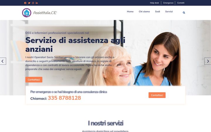 Screenshot of assistitalia.ce.it