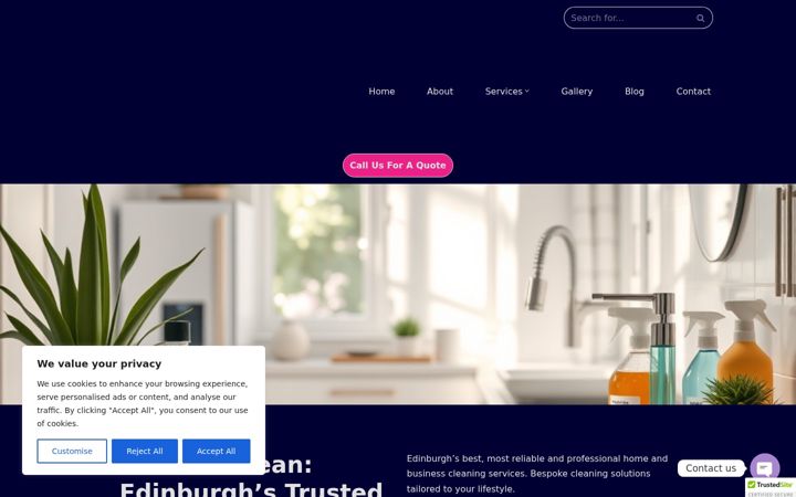 Screenshot ta' assistnclean.com