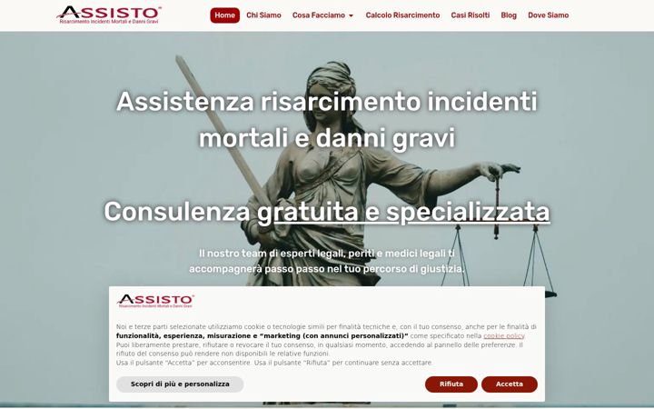 Screenshot of assisto.pro