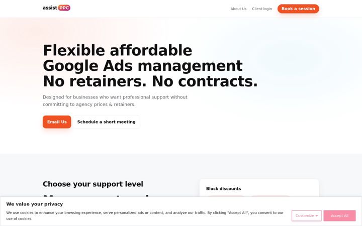 Screenshot of assistppc.com