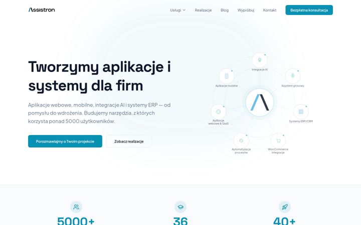 Screenshot of assistron.pl