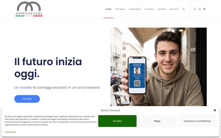 Screenshot of assitalia24.it