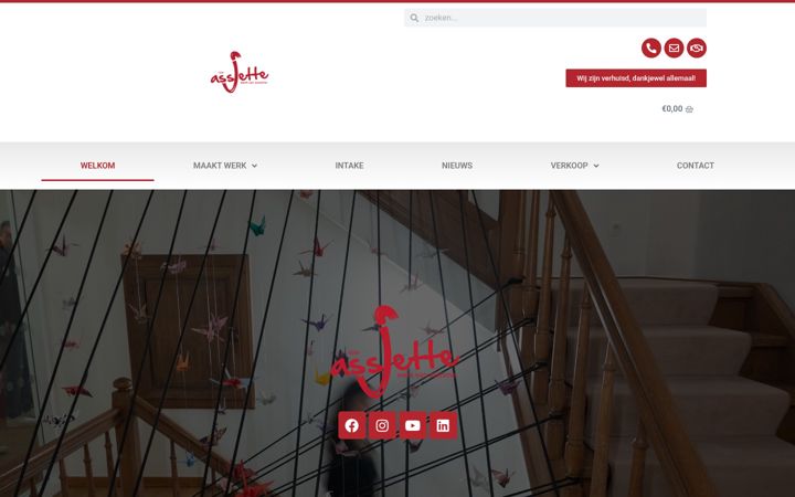 Screenshot of assjette.be