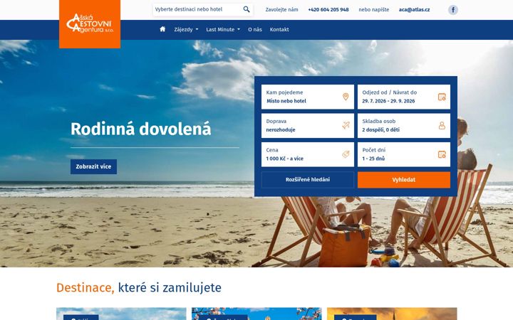 Screenshot of asskaca.cz