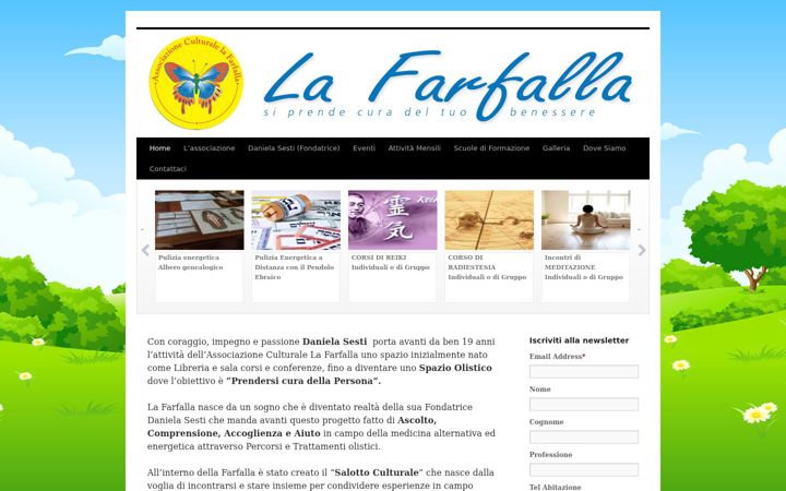 Screenshot von asslafarfalla.it