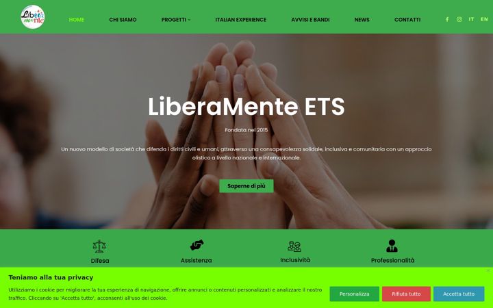 Screenshot ta' assliberamente.com