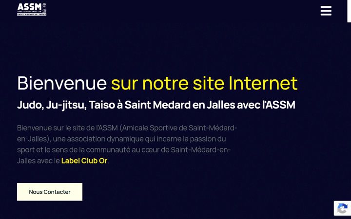 Screenshot of assm-judo.fr