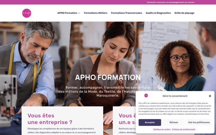 Screenshot of asso-apho.com