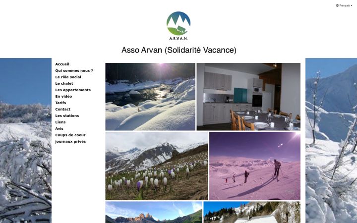 Screenshot of asso-arvan.com
