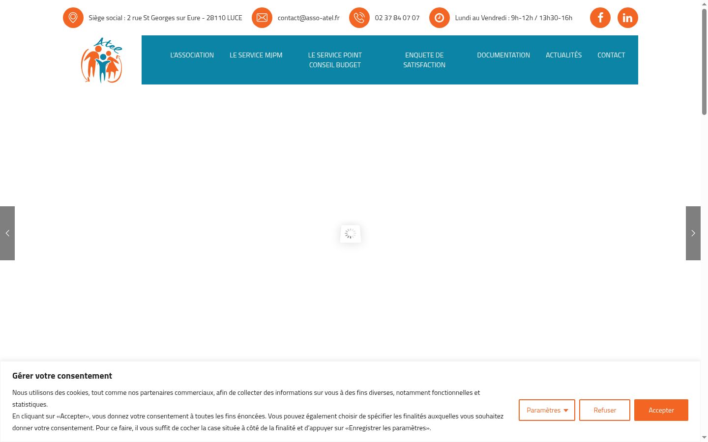 Sutikimo reklamjuostės, rodytos prieš bet kokią sąveiką, ekrano kopija