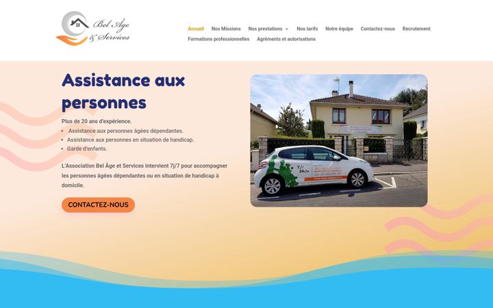 Screenshot of asso-belage.com