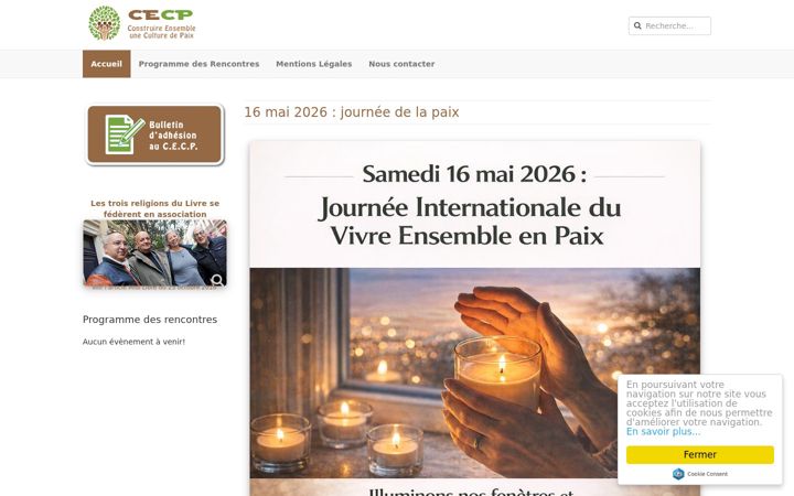 Screenshot of asso-cecp.fr