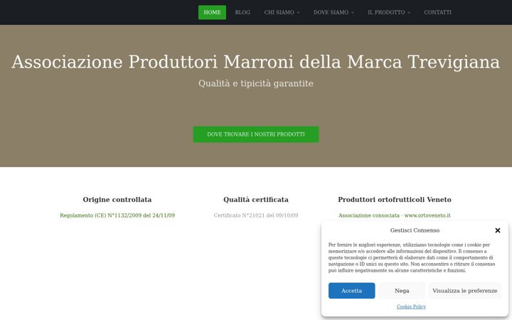 Screenshot of asso-marronimonfenera-igp.it