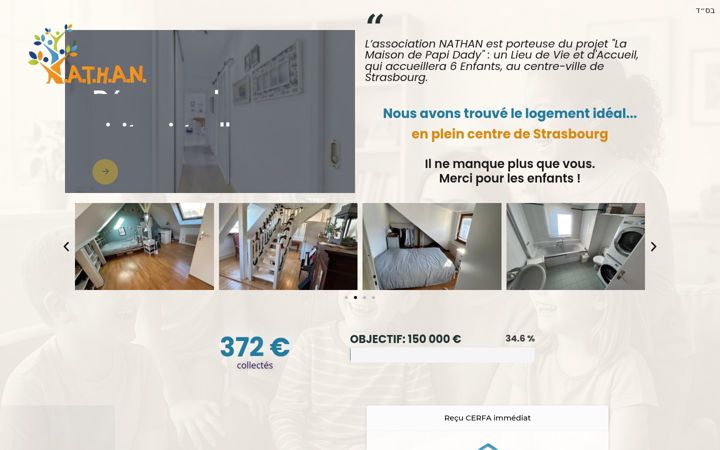 Skjermbilde av asso-nathan.fr