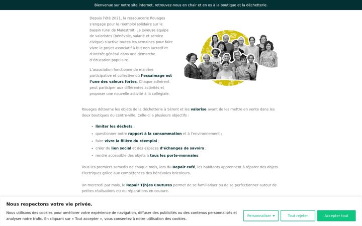 Screenshot of asso-rouages.fr