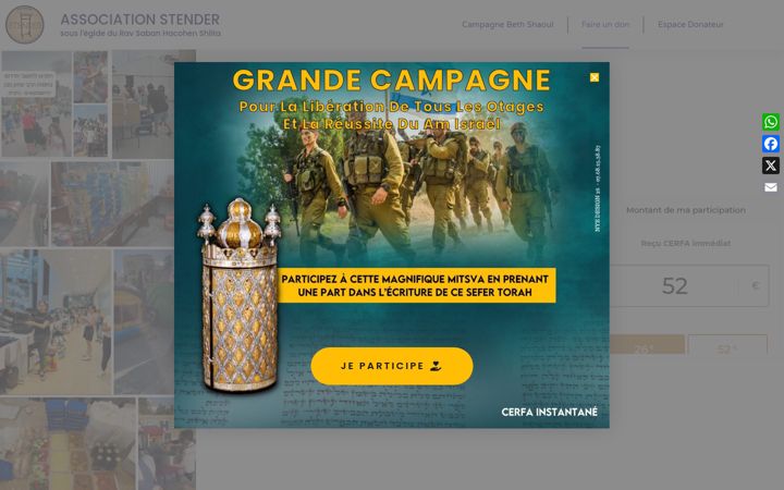 Captura de pantalla de asso-stender.fr