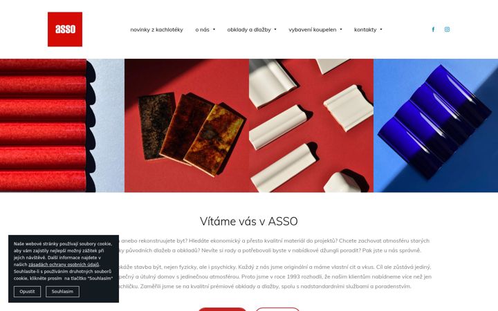 Screenshot of asso.cz