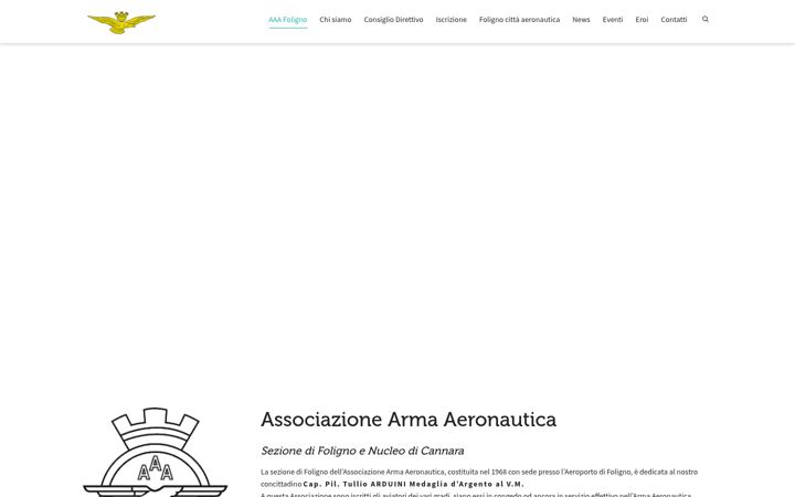 Screenshot von assoaeronauticafoligno.it