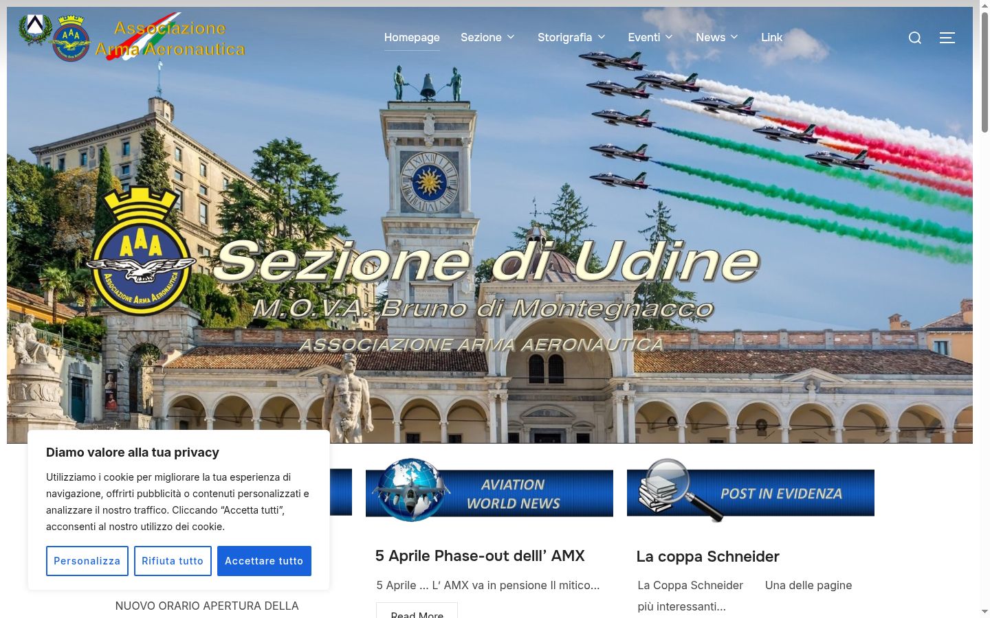 Screenshot des Einwilligungsbanners vor jeglicher Interaktion