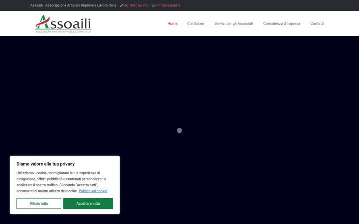 Screenshot of assoaili.it