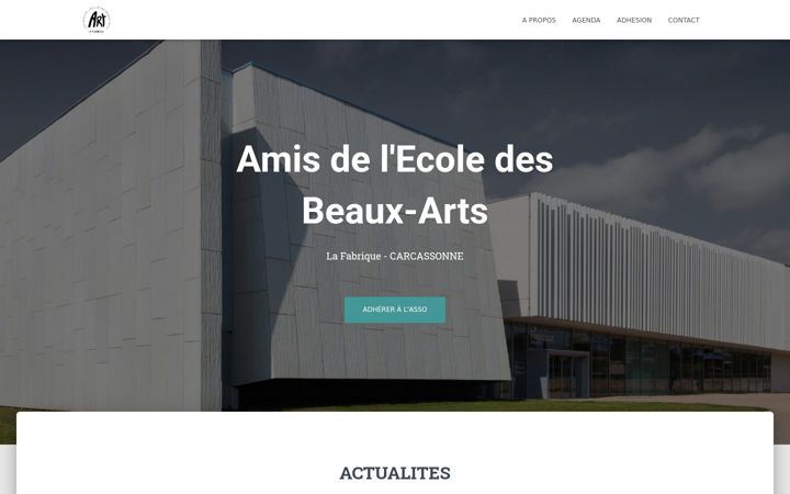 Screenshot of assoamisbeauxarts-carcassonne.fr