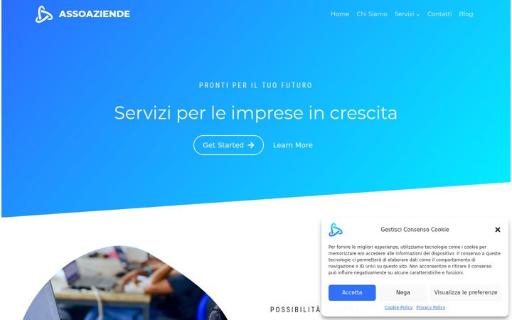 Screenshot of assoaziende.info