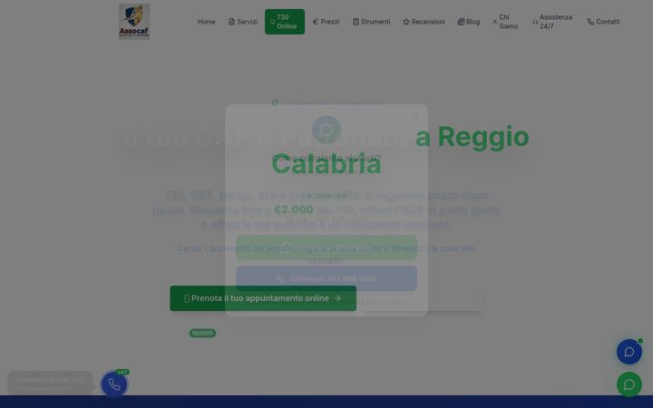 Screenshot of assocaf.com