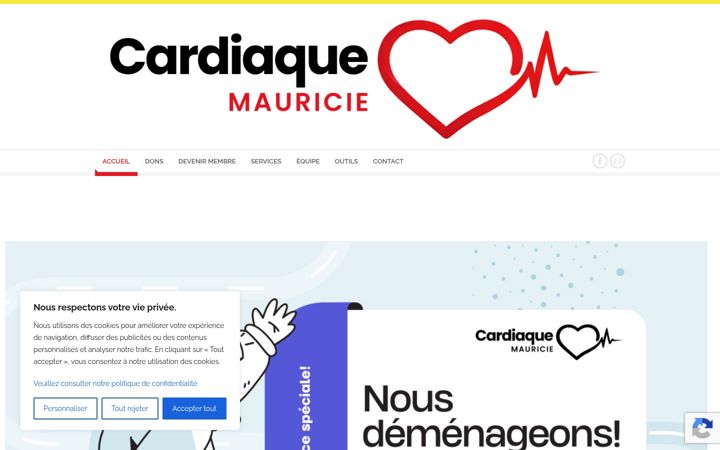 Captura de pantalla de assocdescardiaques.com