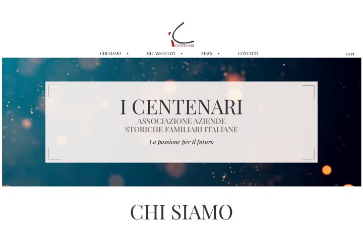 Screenshot of assocentenari.it