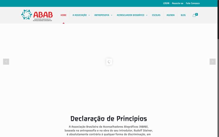 Screenshot of associacaobiografica.org.br