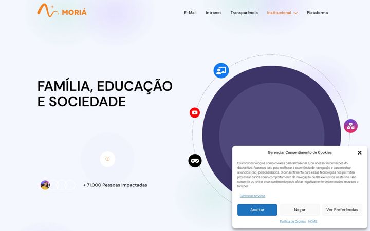 Screenshot of associacaomoria.org