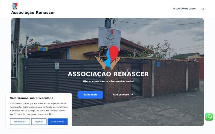 Screenshot of associacaorenascer.com