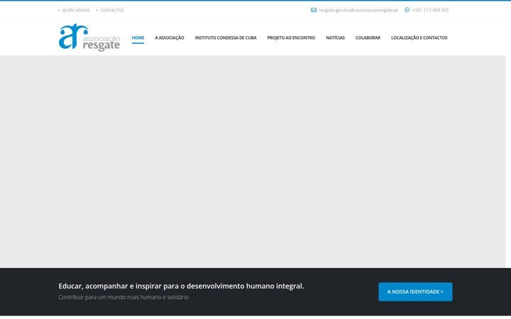 Screenshot of associacaoresgate.pt